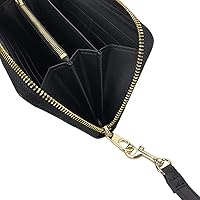 COACH コーチ アウトレット 長財布 レザー C7360 ブラック COACH コーチ アウトレット レディース 財布 長財布 ロング